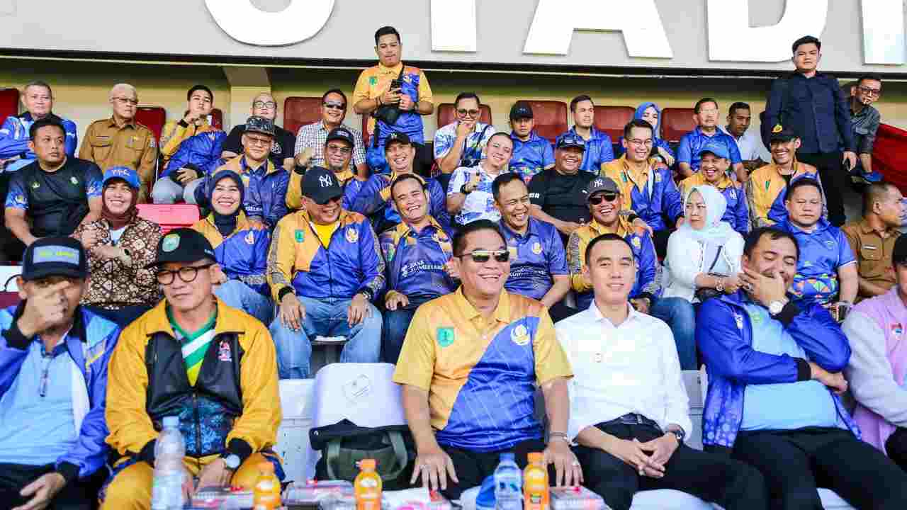 Bupati HM Toha Boyong 126 Atlet dan Official Ikuti Pembukaan Porprov Korpri Sumsel 2025