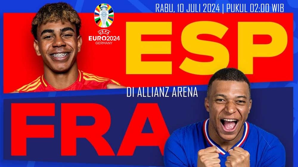 Semifinal Euro 2024 Prediksi dan Preview Spanyol vs Prancis, Masihkah Fortuna Bersama Prancis?