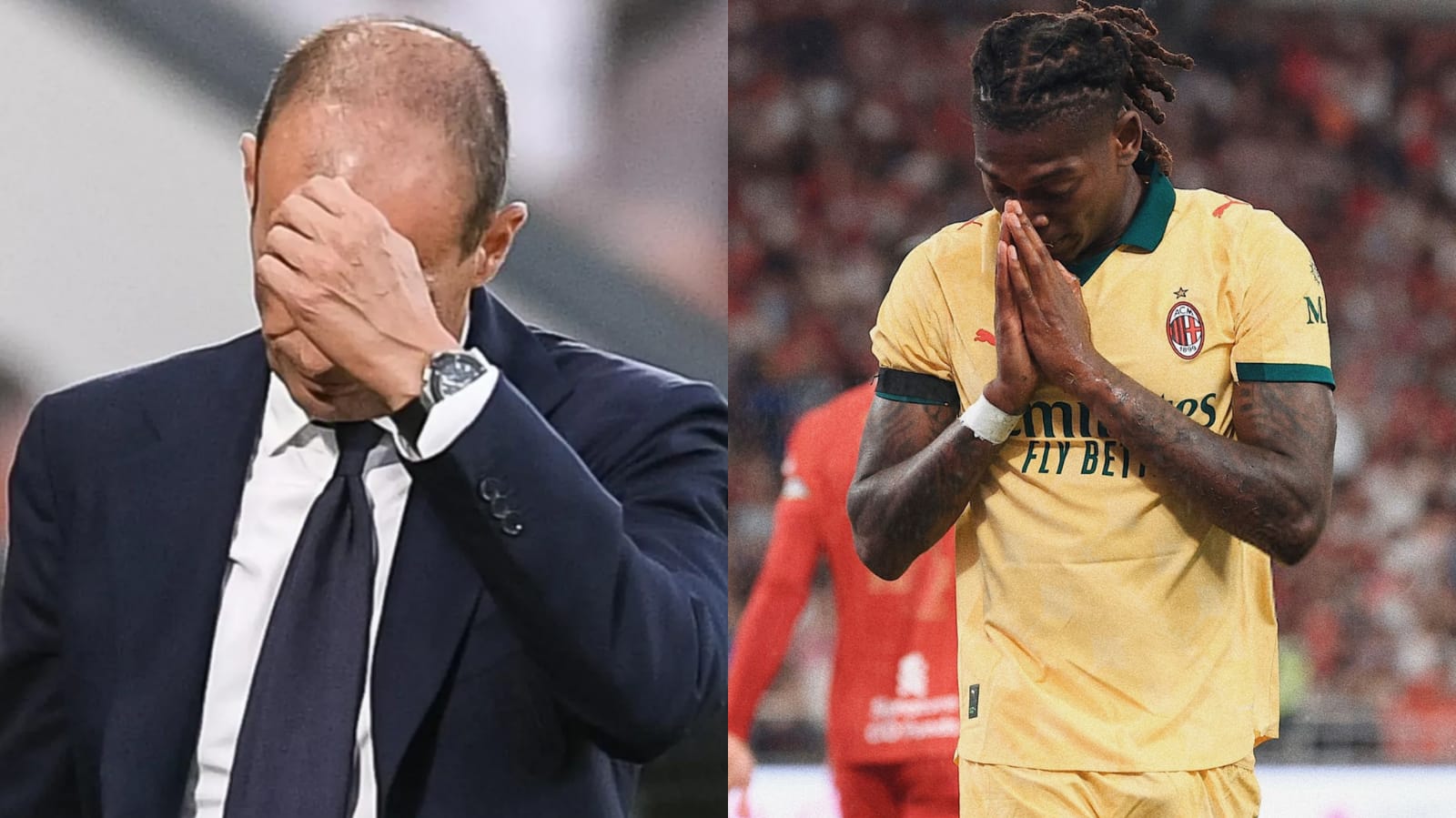 Performa AC Milan Terus Merosot Allegri dan Leao Terancam Pemecatan 