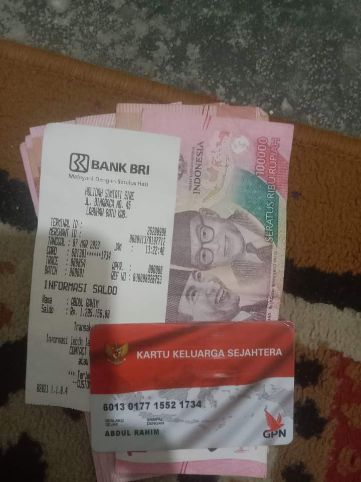 SELAMAT! BPNT Cair 4 Bulan Sekaligus, KPM Terima Dana Rp 800.000 Di ATM KKS