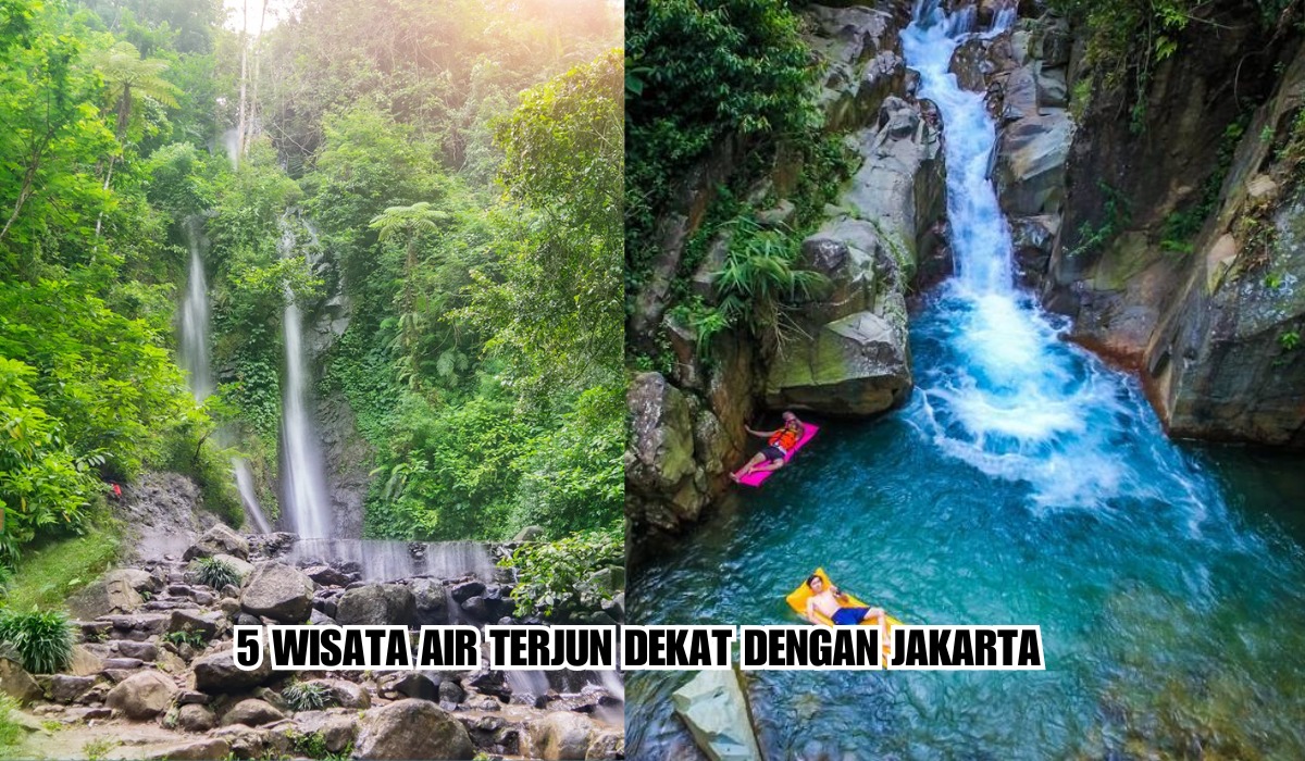 5 Wisata Air Terjun Dekat dengan Jakarta, Mirip Green Canyon Mini, Bisa Jadi Alternatif Libur Akhir Pekan