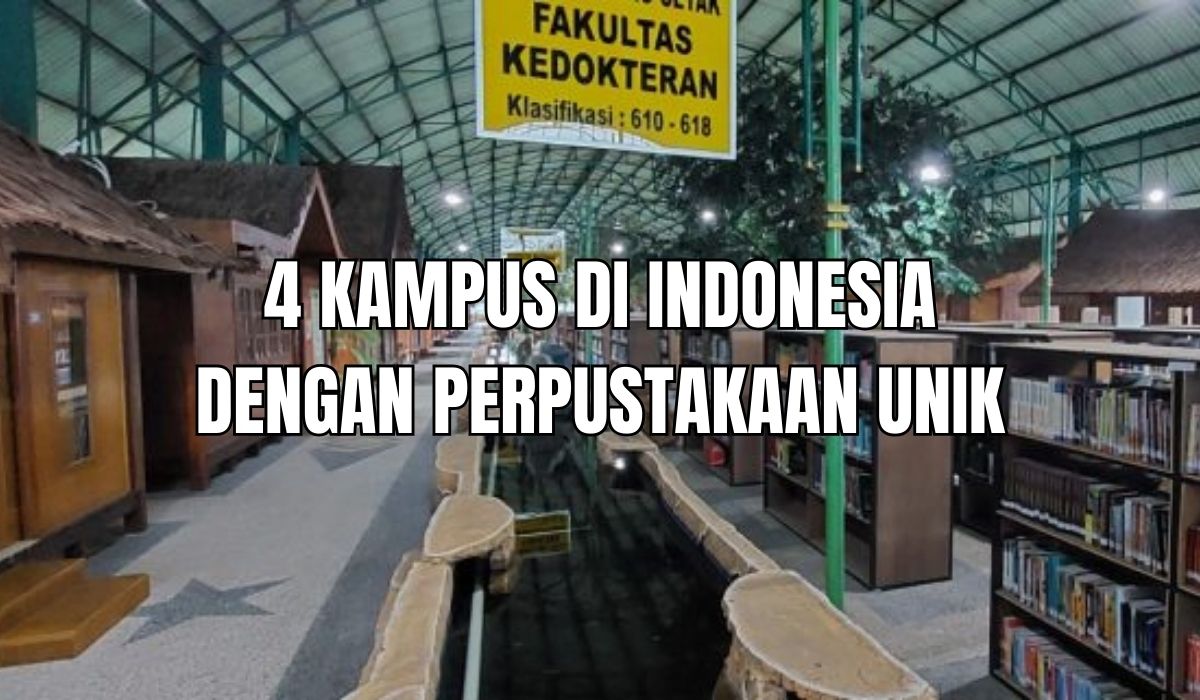 4 Kampus di Indonesia Miliki Perpustakaan Unik, Ada Bangunan Miniatur Rumah Adat?