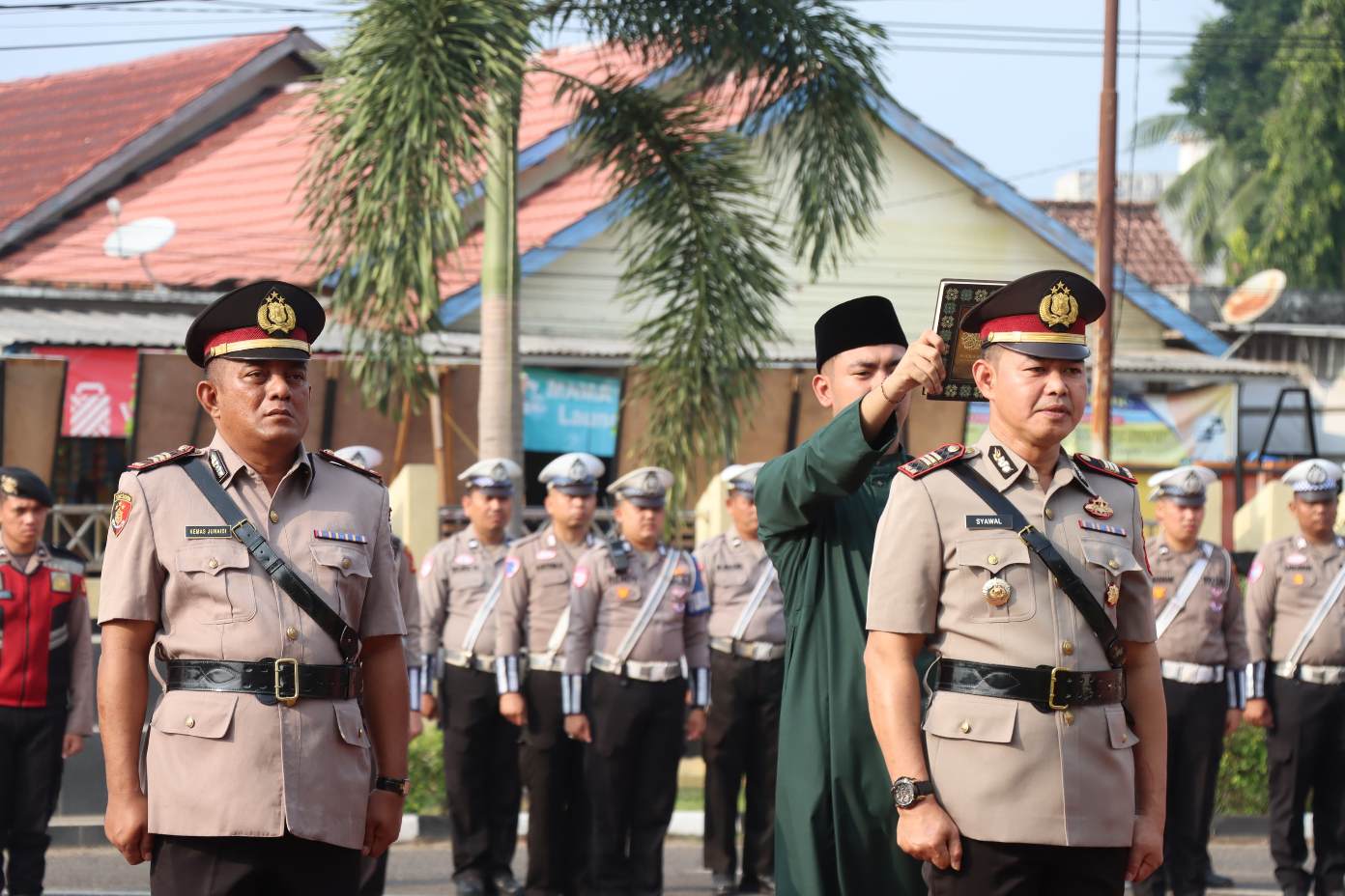 AKP Syawaludin Jabat Kapolsek Lais, Ini Pesan Kapolres Muba