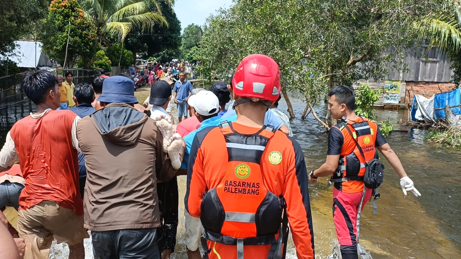 Kurang dari 24 Jam, Pelajar Tenggelam di Rawa Tanjung Batu PO Ditemukan Tim SAR Gabungan