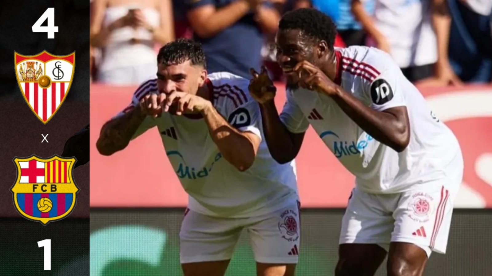 Sevilla 4-1 Barcelona: Lewandowski Gagal Penalti Juara LaLiga Kalah Memalukan