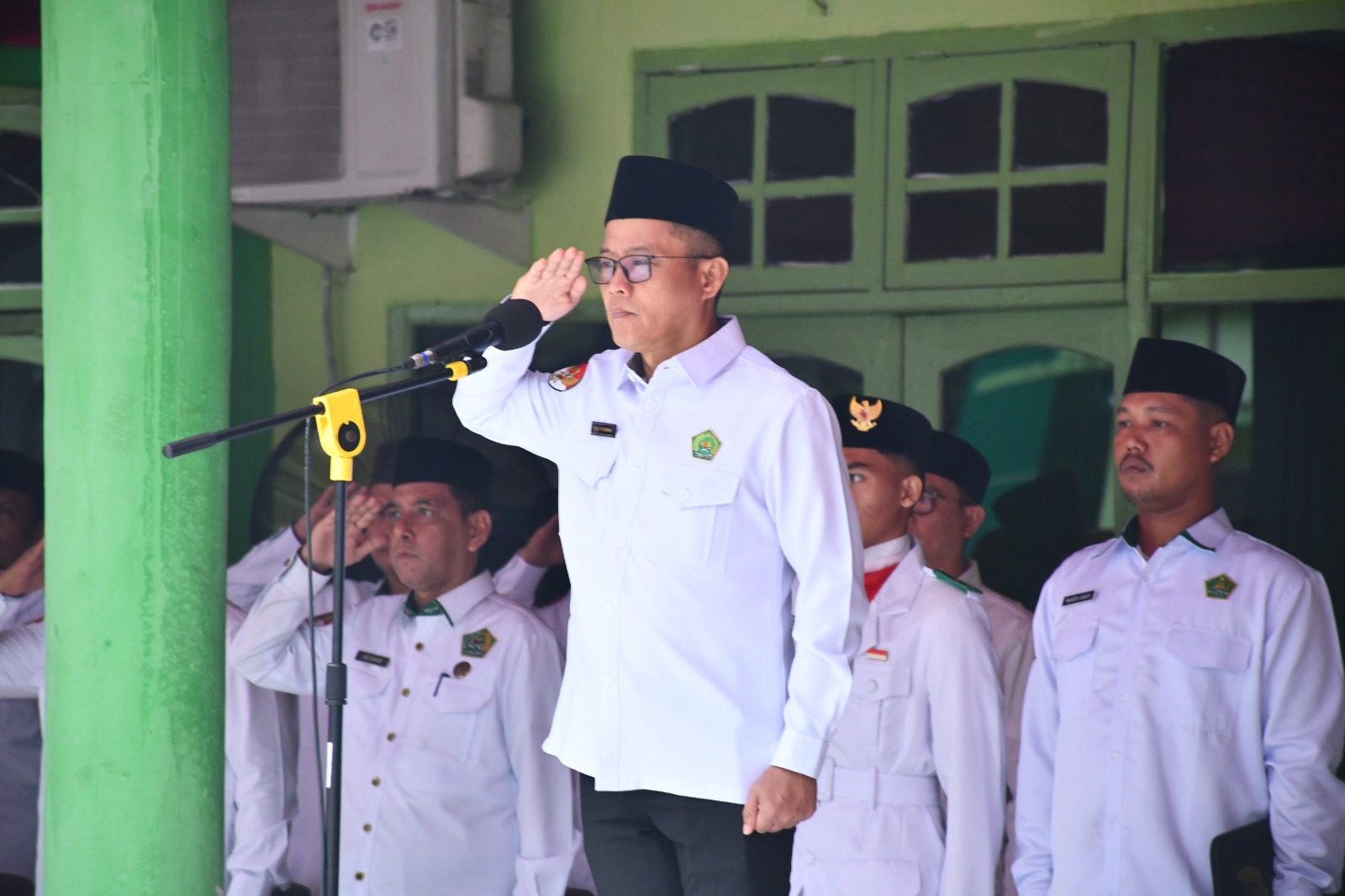 Kemenag Sumsel Gelar Upacara Bendera Hari Amal Bhakti ke-79 