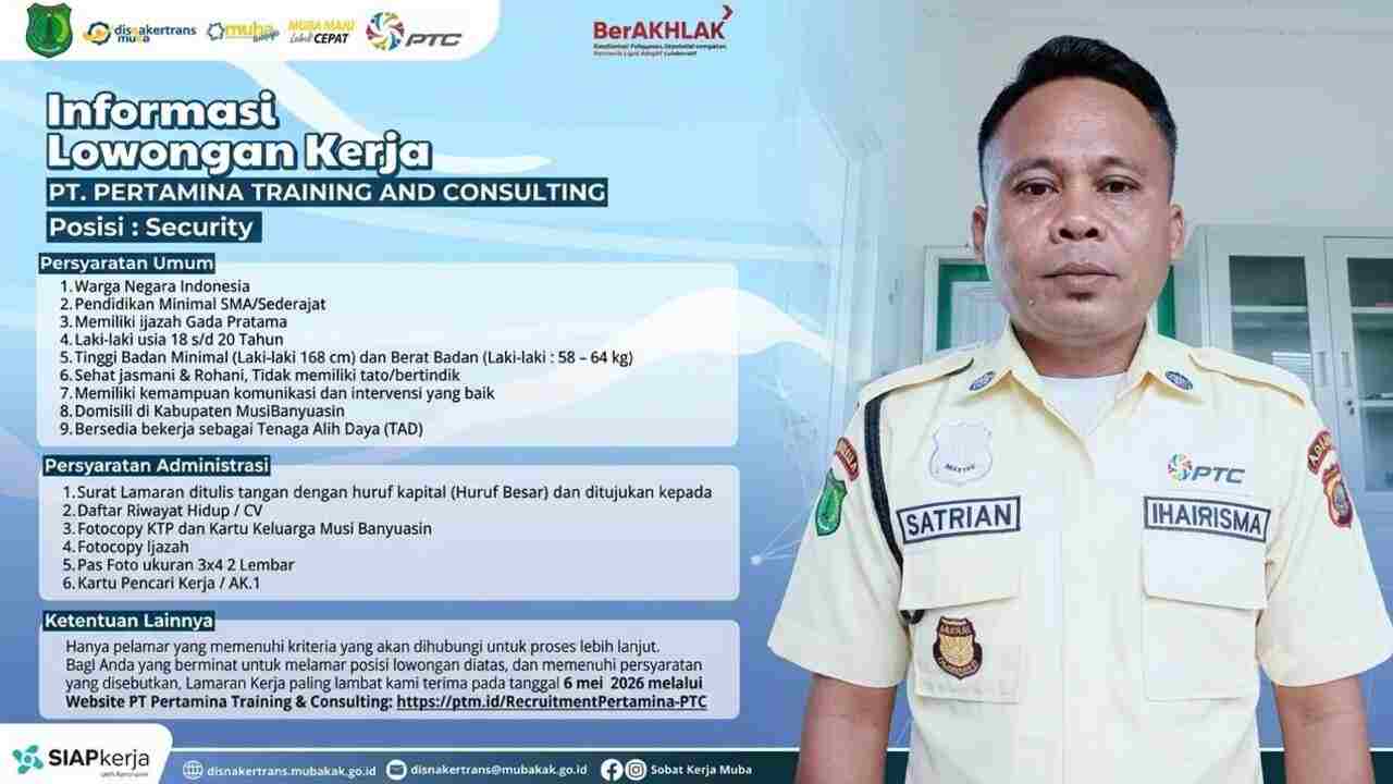 Tembus Seleksi Ketat, Pemuda Asal Muba Ini Resmi Bertugas di Pertamina Training and Consulting