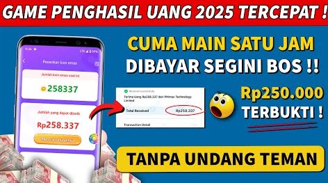 Main Game Anak SD Dapat Cuan Hingga Rp250 Ribu, Cobain Game Penghasil Saldo DANA Gratis 2025, Terbukti Bayar