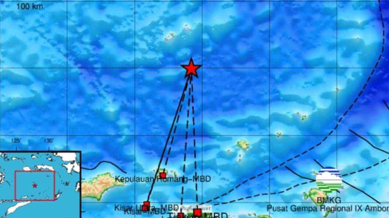 Gempa 4.7 Magnitudo Guncang Maluku Barat Daya Pagi Ini, Cek Update Pusat Gempa Regional IX Ambon