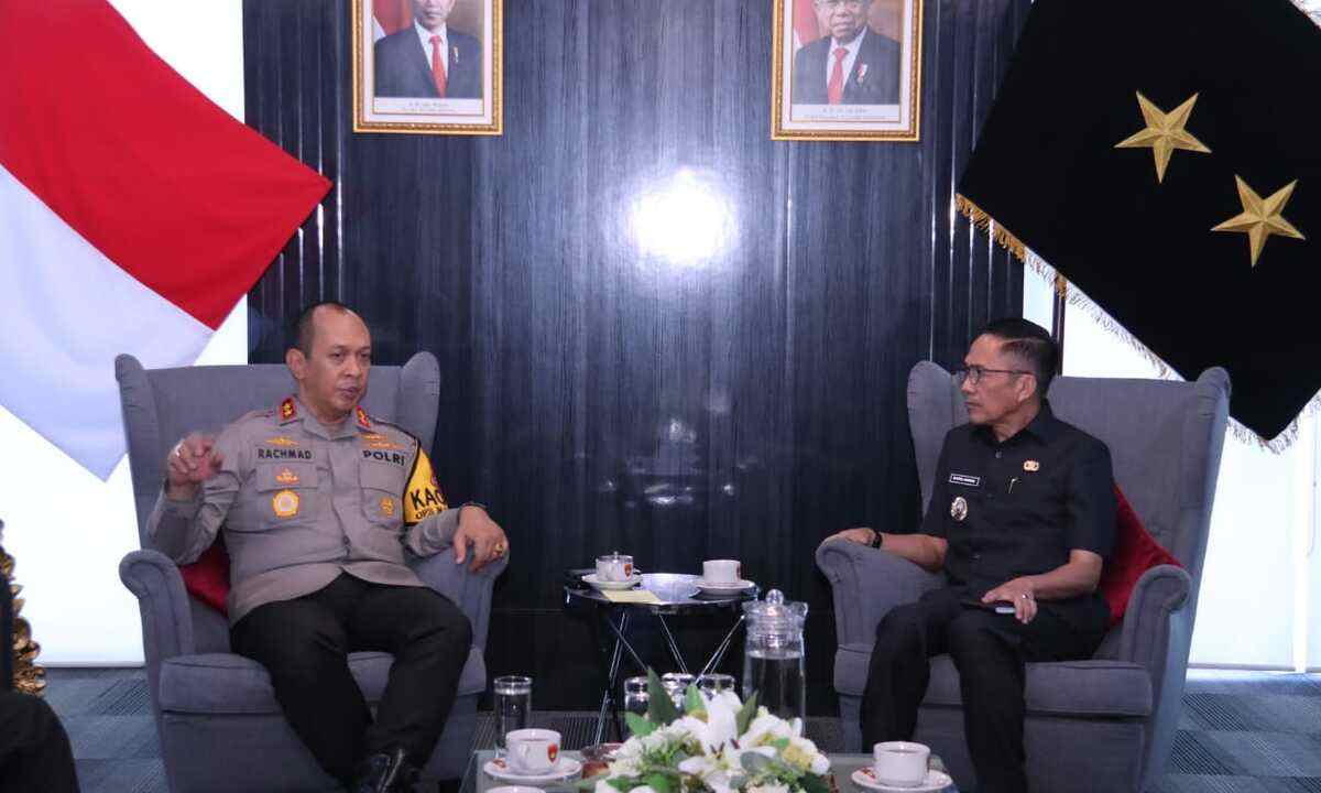 Pj Wali Kota Palembang Berkunjung ke Polda Sumsel, Kapolda Sampaikan Ini 