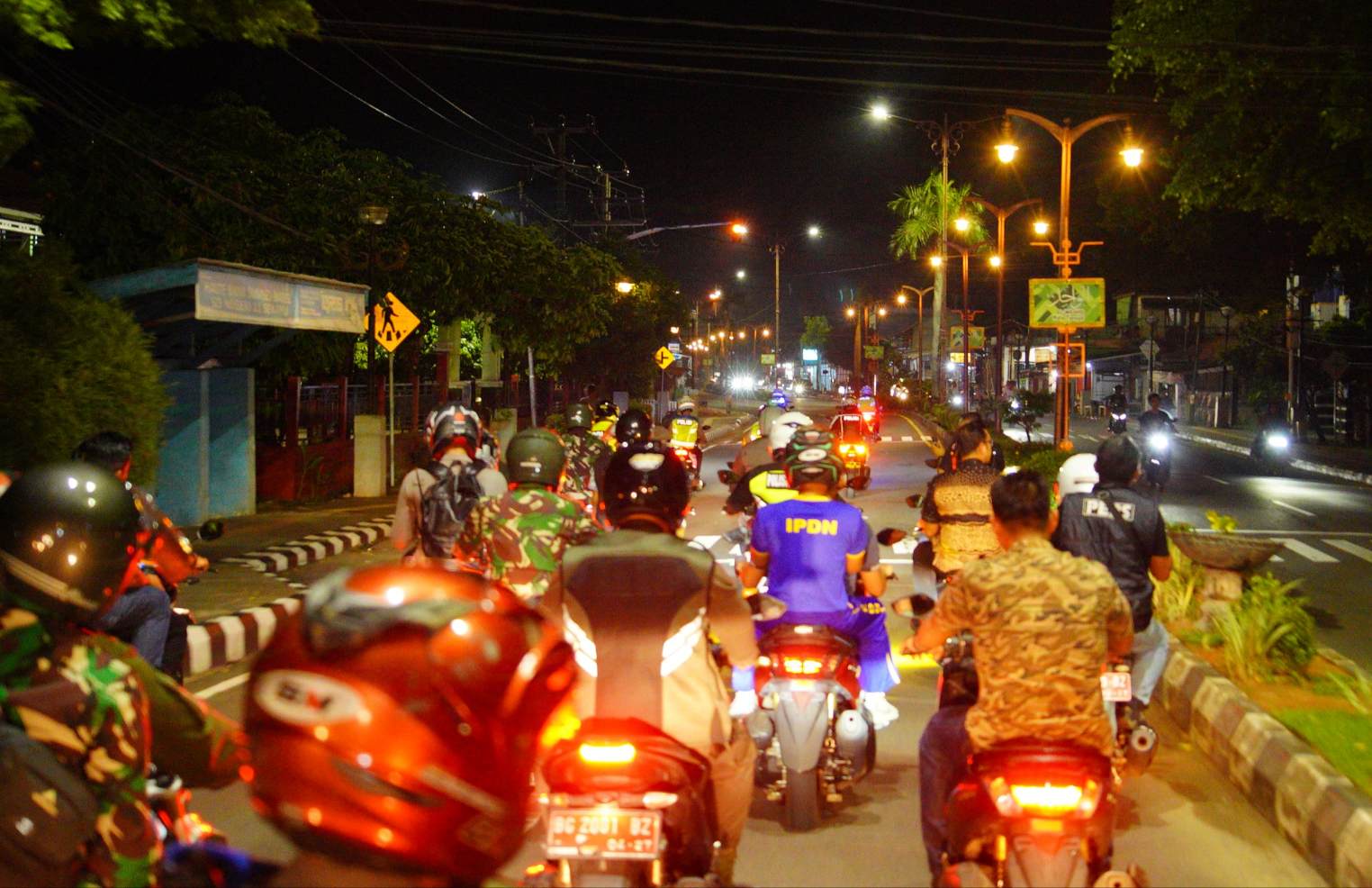 Pj Bupati Muba Kompak Bareng Forkopimda Patroli Malam Pergantian Tahun Baru 2025