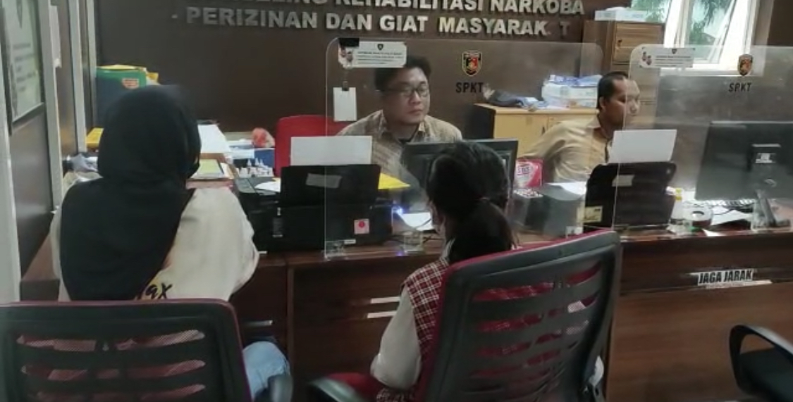 Dianiaya Tanpa Sebab, Putri Datangi SPKT Polrestabes Palembang