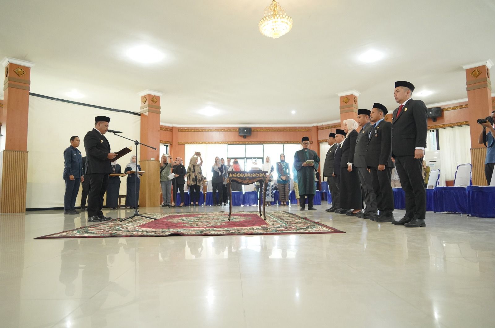 Wabup Supriyanto Kukuhkan 6 Pejabat OKI Hasil Seleksi Terbuka