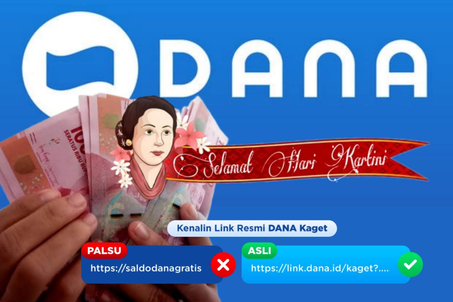 Momen Hari Kartini, Saldo Gratis dari Link DANA Kaget Rp 200.000, Buruan Klaim! 