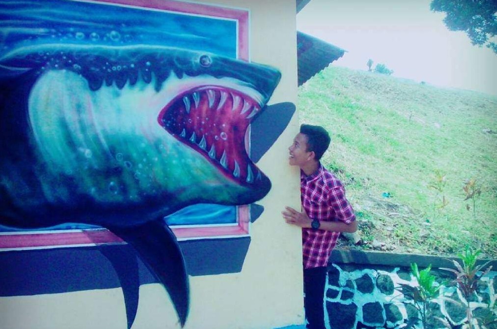 Kampung Unik di Malang, Penuh Gambar 3D, Bikin Kamu Pengen Selfie Terus