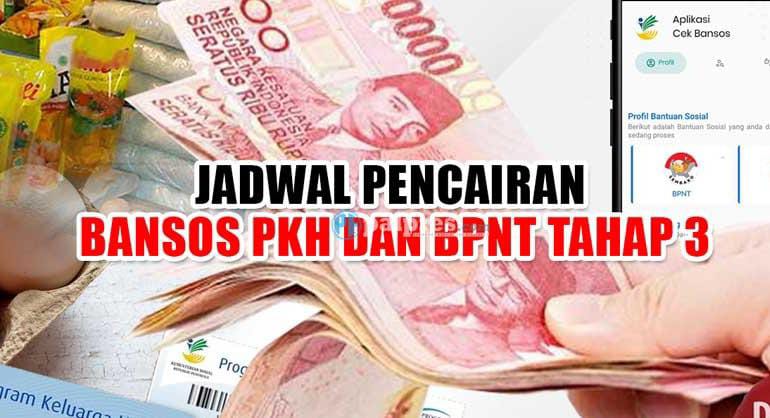 KABAR BAHAGIA, Bansos PKH dan BPNT Rp400.000 Cair Bareng di Bank dan Kantor Pos