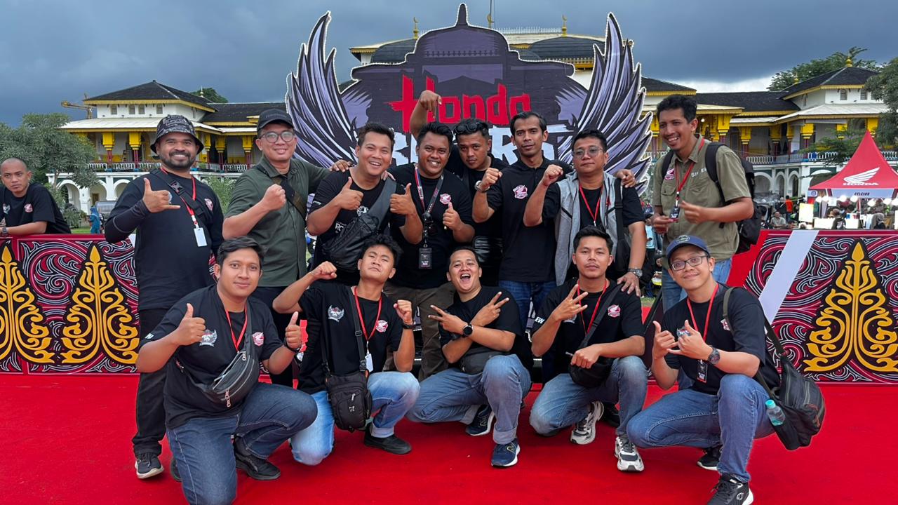 Semangat Persaudaraan Bikers Honda Menggema di HBD Regional Sumatera 2025