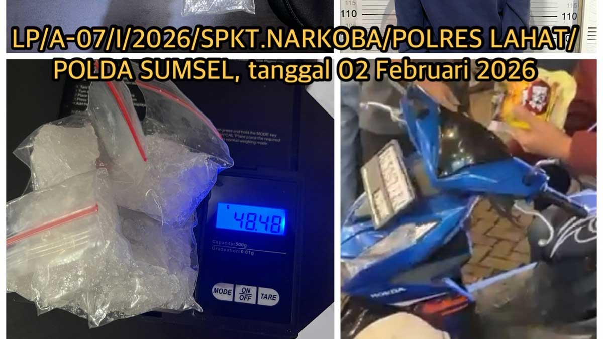 Sabu di Balik Bungkus Roti! Pelajar di Lahat Diciduk Polisi Saat Bawa Paket Jumbo 48 Gram