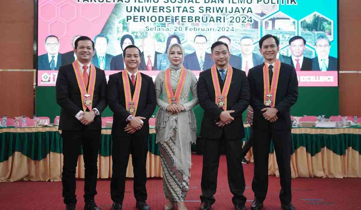 Universitas Sriwijaya Lantik 5 Doktor Muda dari Polda Sumsel, Siapa Saja?