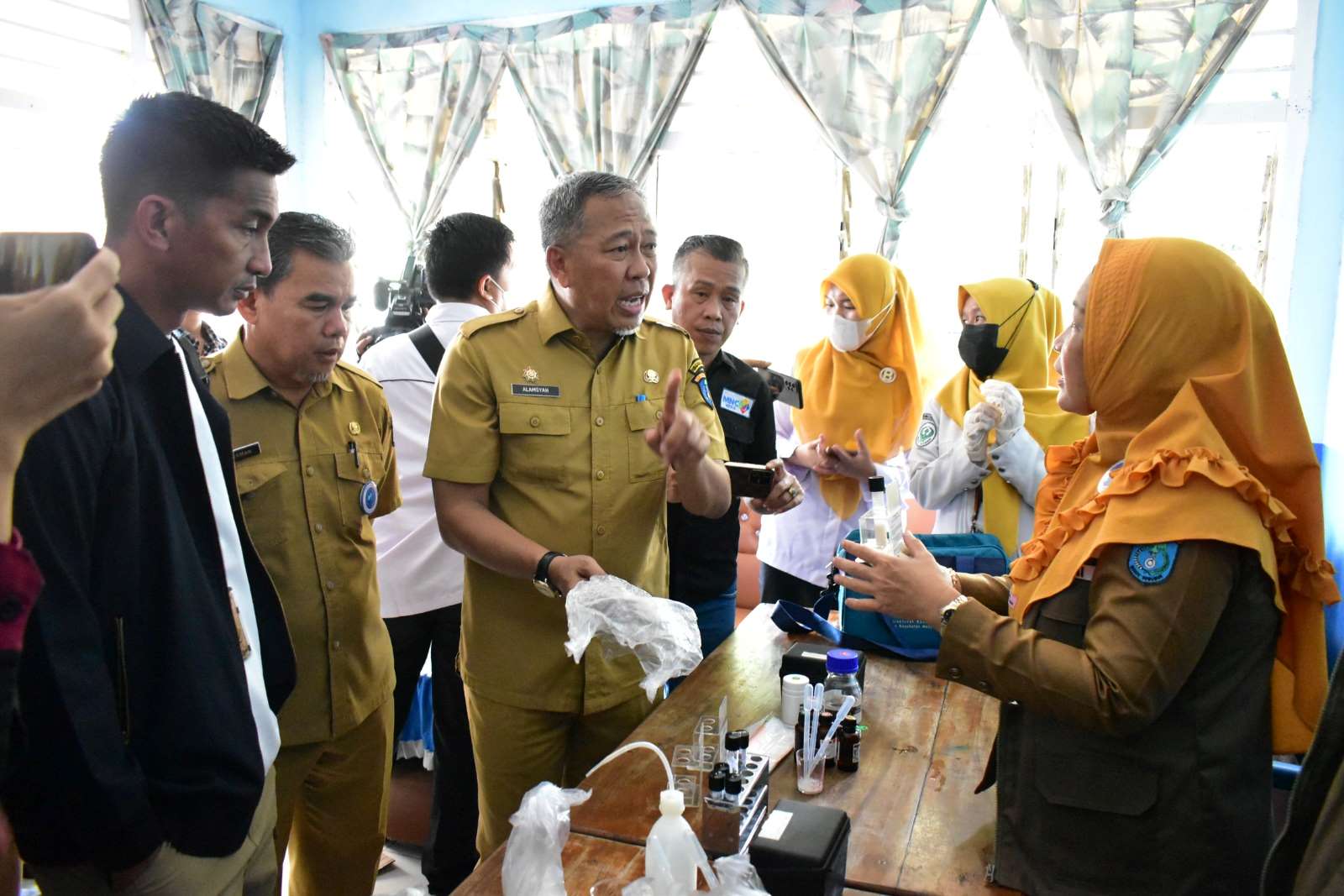 Satgas Pangan OKI Sidak Pasar, Bagaimana Stok dan Keamanan Produk Makanan ?