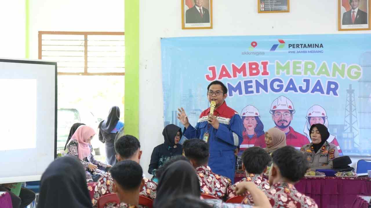 Peduli Generasi Muda, PHE Jambi Merang dan Kepolisian Ajak Pelajar Perangi Judi Online
