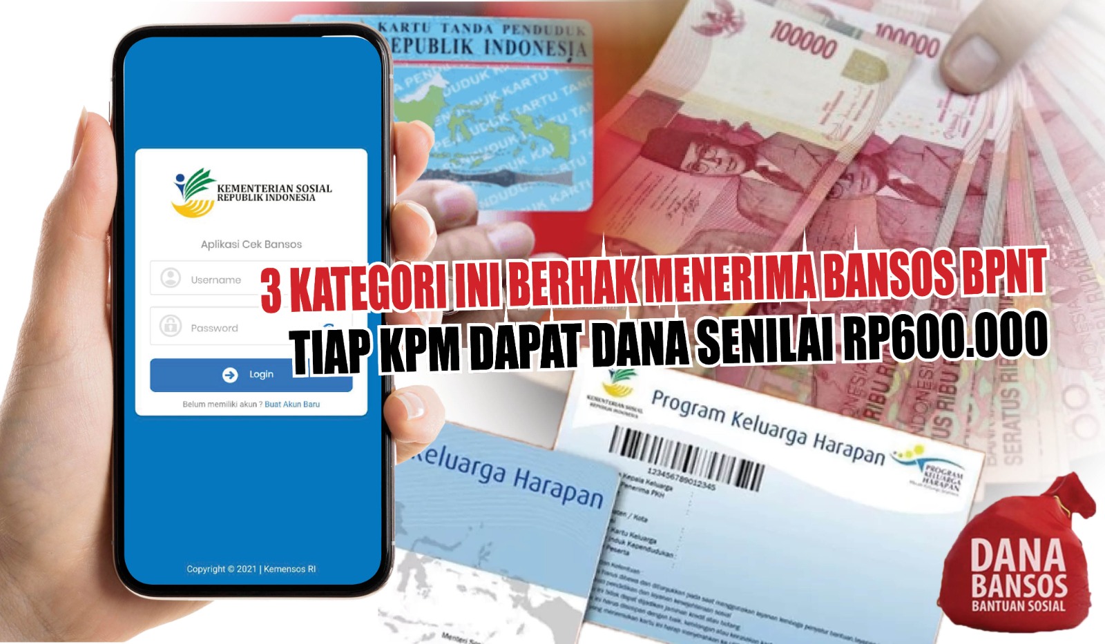 CATAT! Hanya 3 Kategori Ini yang Berhak Menerima Bansos BPNT, Tiap KPM Dapat Dana Senilai Rp600.000