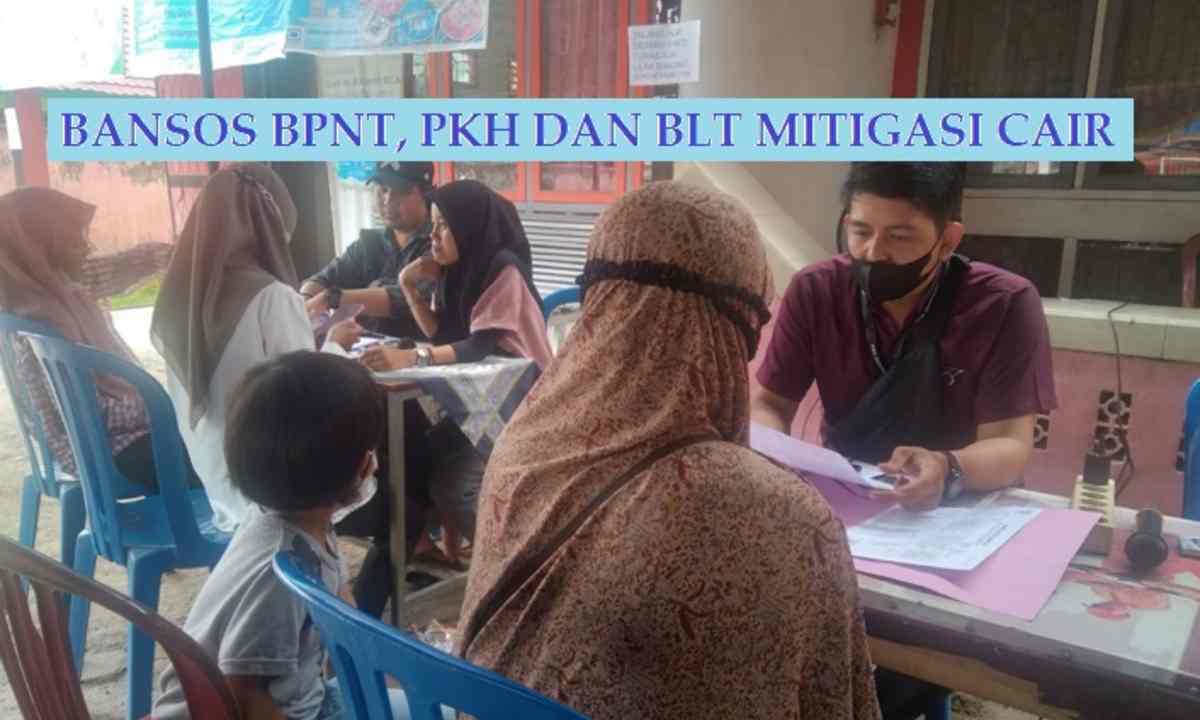 Catat Tanggalnya, Bansos BPNT Cair Dobel PKH dan BLT Mitigasi Pangan Via Pos