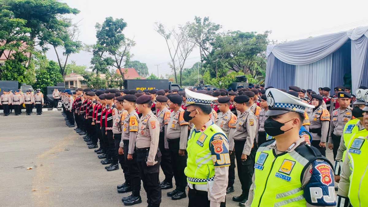 721 Personel Disiagakan Pengamanan Penetapan Pasangan Cagub dan Wagub Pilkada Sumsel