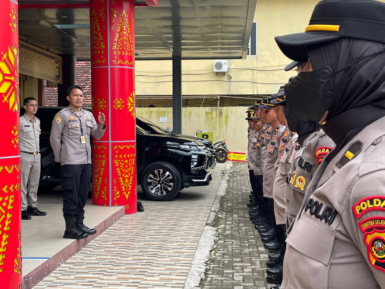  Polda Sumsel Gelar Giat Penerimaan Penghadapan Perwira Lulusan SIP Angkatan ke-51 