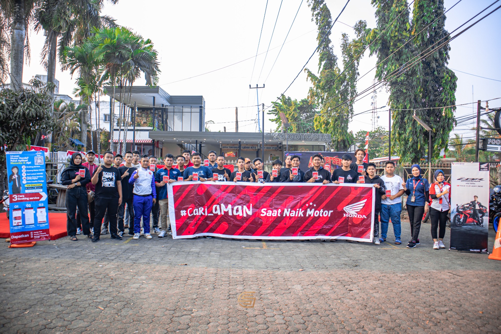 Cari Aman Berkendara Bersama Komunitas Palembang CBR Club