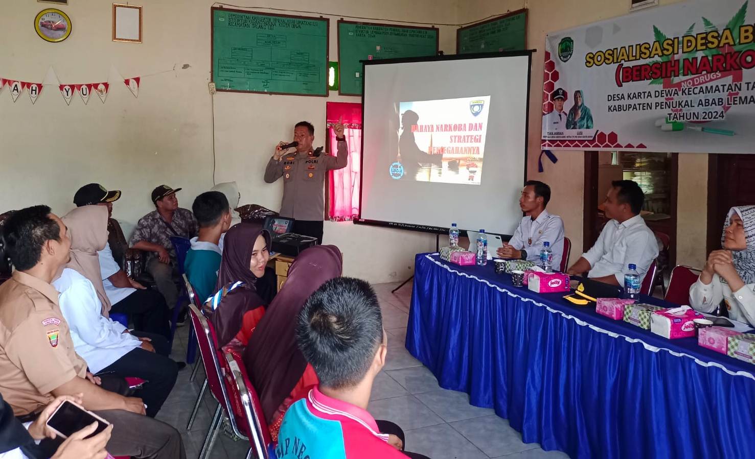 Pesan Penting Kapolsek Talang Ubi Kompol Robi Sugara untuk Mewujudkan Desa Bersih Narkoba