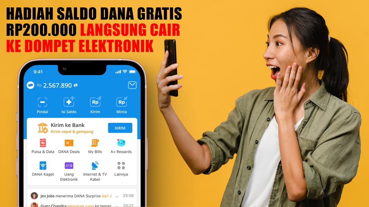CUAN LAGI! Dapatkan Saldo DANA Gratis Sebesar Rp200.000 