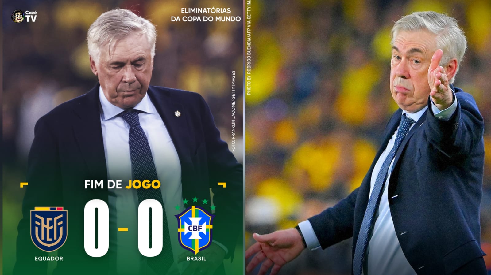 Ekuador 0–0 Brasil: Debut Carlo Ancelotti di Pertandingan Pertama Selecao Berakhir dengan Kekecewaan