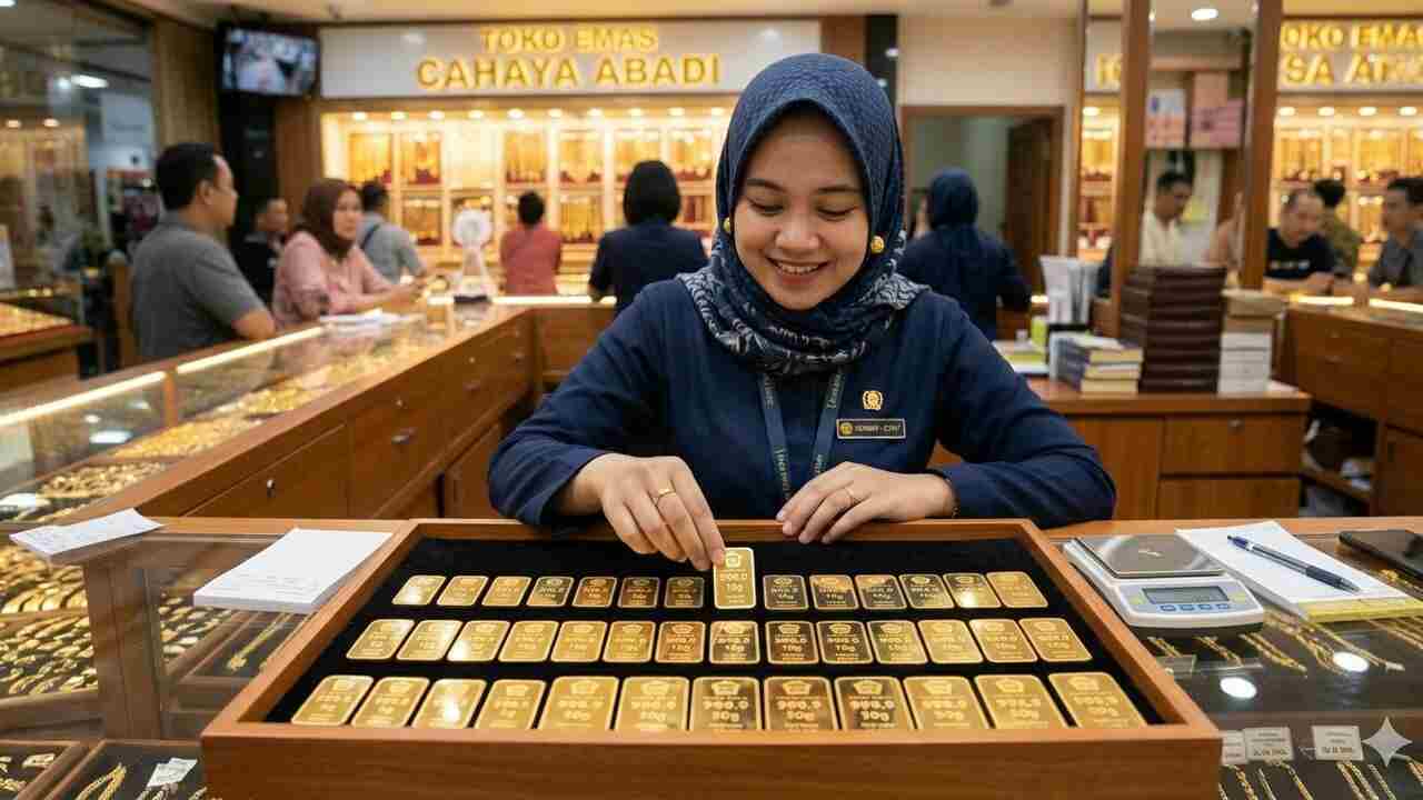 Update Harga Emas Pegadaian Hari Ini! Antam, UBS, dan Galeri24 Kompak Naik, Investor Senyum