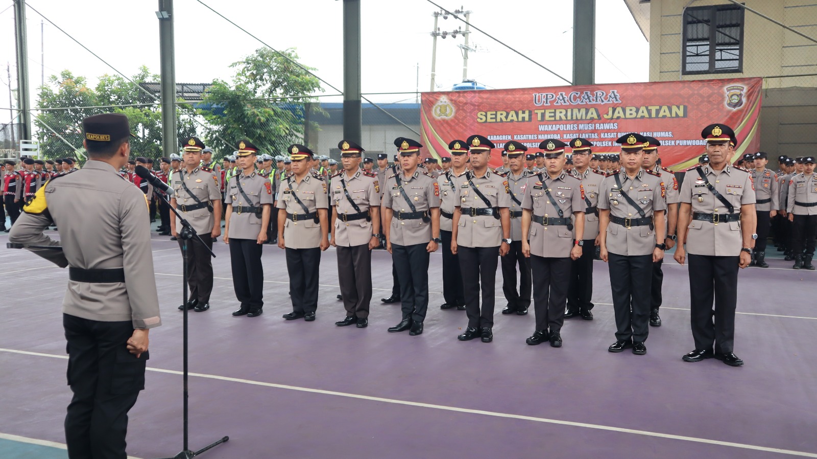 Ini Nama-Nama Perwira Polres Musi Rawas yang Pindah Tugas