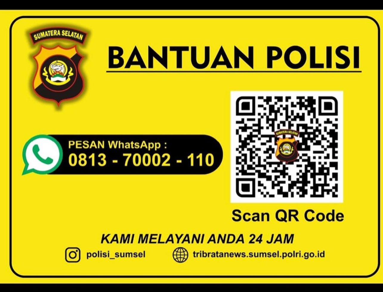 Perlu Bantuan Polisi, Hubungi ke Nomor 081370002110