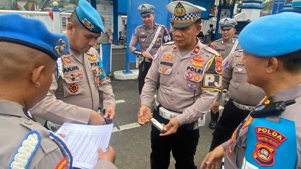 Bid Propam Polda Sumsel Gelar Ops Gaktibplin di Mako Ditlantas Polda Sumsel