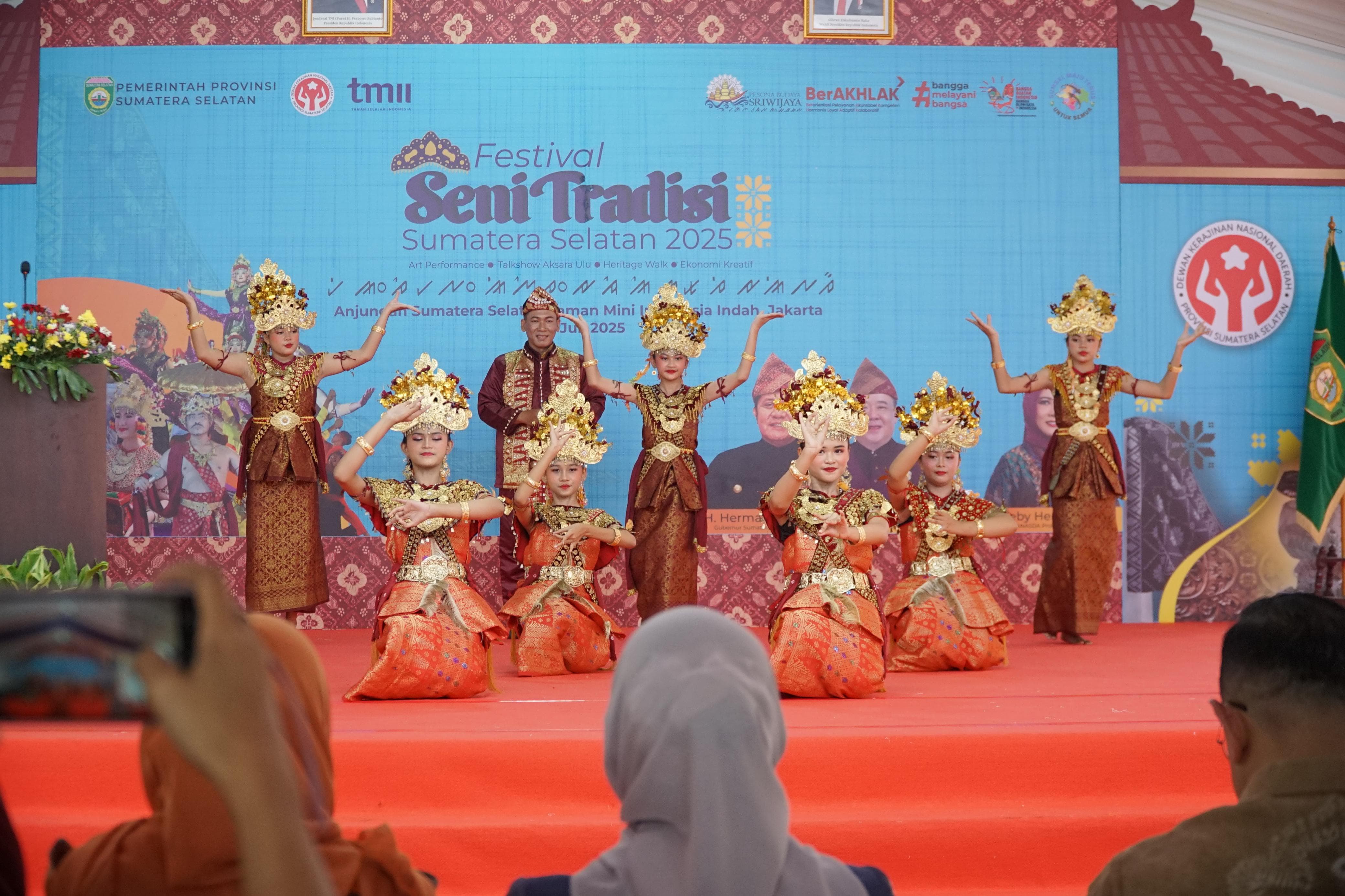 Lewat Festival Seni Tradisi 2025, Sumsel Perkuat Identitas Budaya di Panggung Nasional