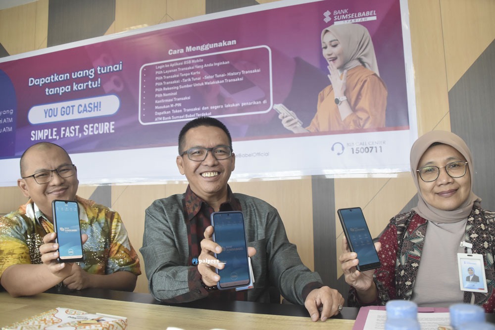 Layanan Baru Bank Sumsel Babel, Pakai Mobile Banking Bisa Tarik dan Setor Tunai Uang di ATM Tanpa Kartu