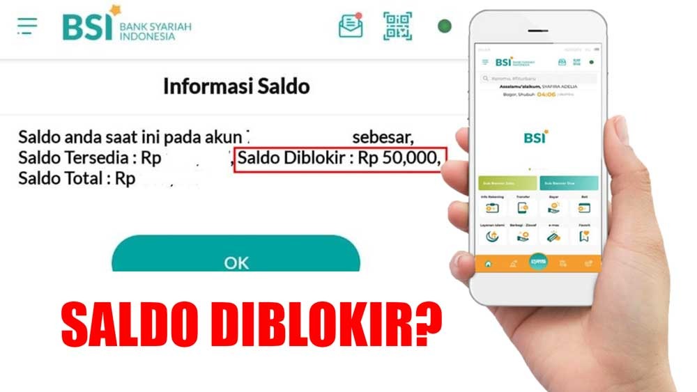 Nasabah Dibuat Terkejut, Tampilan BSI Mobile Muncul Dana Diblokir Rp50.000