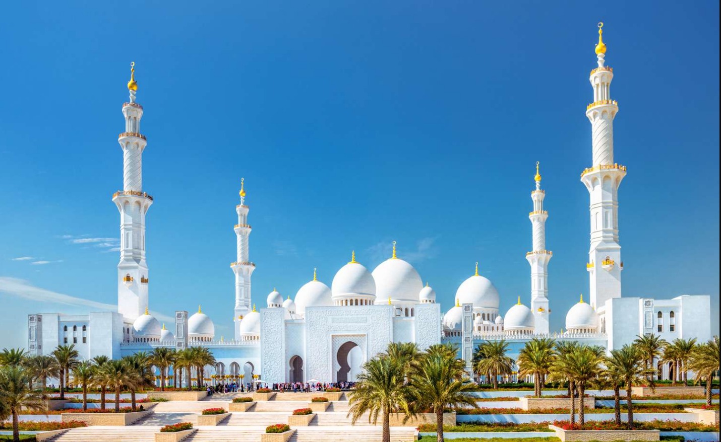 Melihat Kemegahan Sheikh Zayed Grand Abu Dhabi, Masjid yang Memiliki 82 Kubah Berlapis Emas