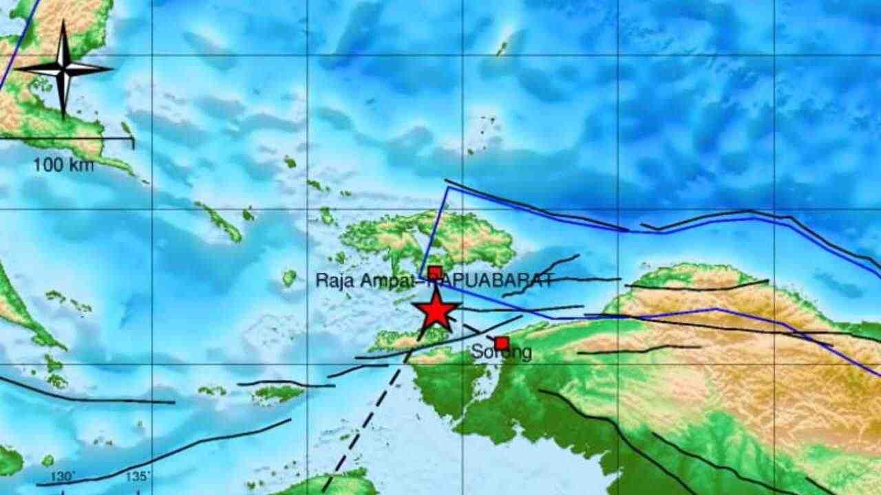 Gempa Bumi 4.7 Magnitudo Guncang Papua Barat, Cek Update Pusat Gempa Regional IX Ambon