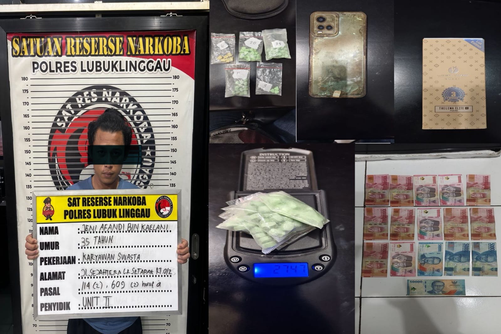 Ternyata Disimpan di Sini! Polisi Temukan Puluhan Ekstasi di Kotak Vape