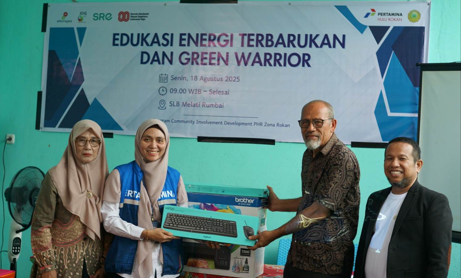 Bangun PLTS di SLB Rumbai, PHR Perkuat Pendidikan Inklusif dan Energi Bersih