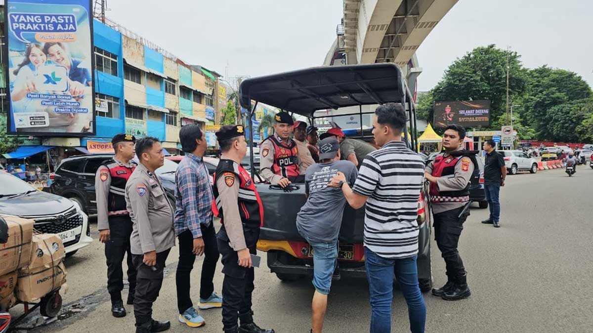 Tindak Tegas! Polrestabes Palembang Amankan 5 Orang dalam Razia Premanisme Besar-besaran