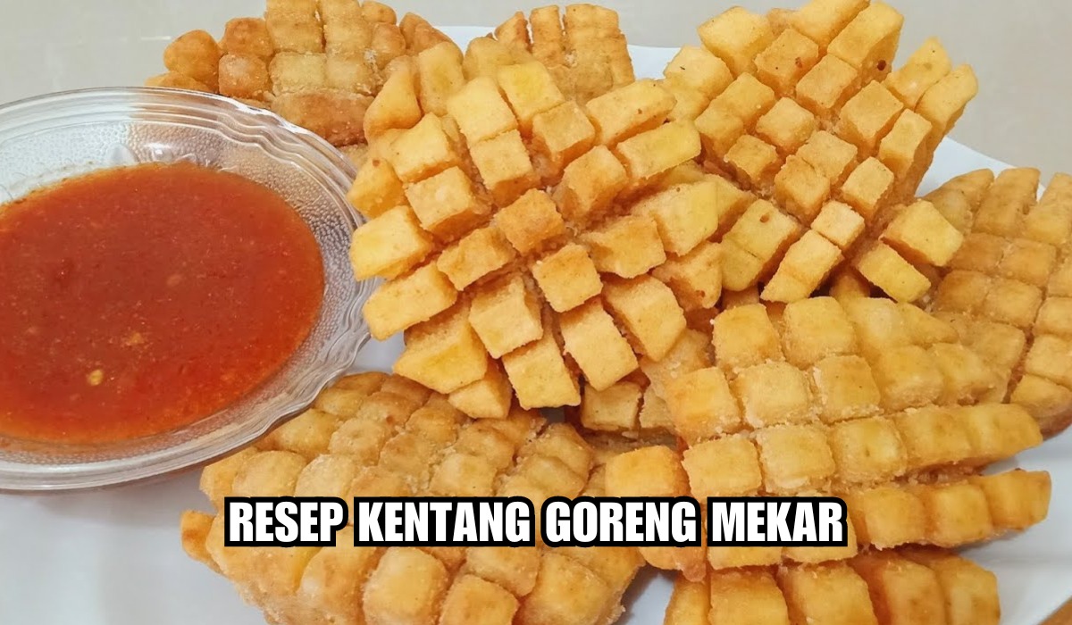 Nyobain Resep Viral Tiktok! Kentang Goreng Mekar Renyah, Camilan yang Bikin Ketagihan