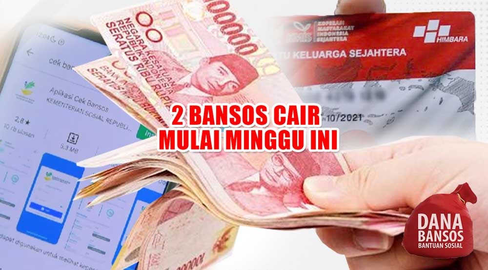 Status Tersalur ke Rekening, 2 Bansos Cair Mulai Minggu Ini, Cek Daftar Penerima Disini!