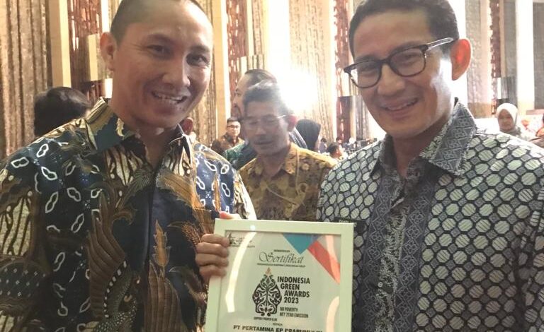 KEREN, Pertamina EP Prabumulih Field Raih 2 Penghargaan di Ajang IGA 2023 