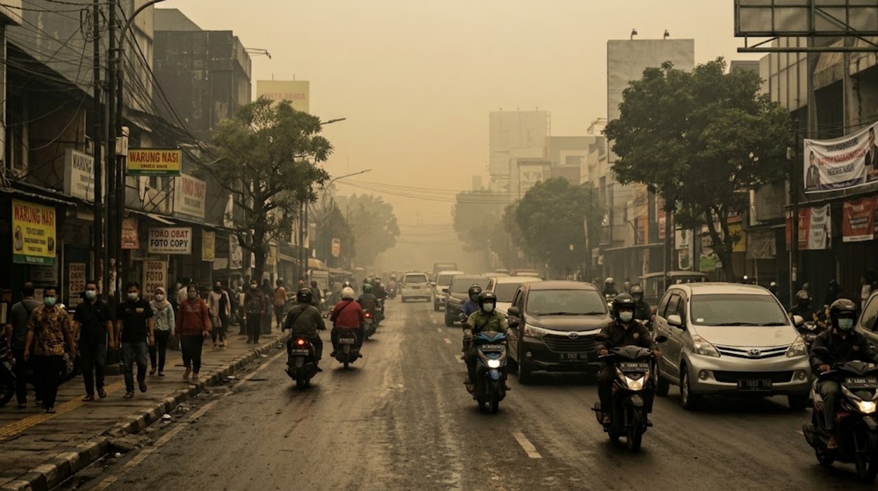 Waspada! Udara Kabur Kepung Sebagian Besar Sumsel Hari Ini, Cek Daerah yang Berawan
