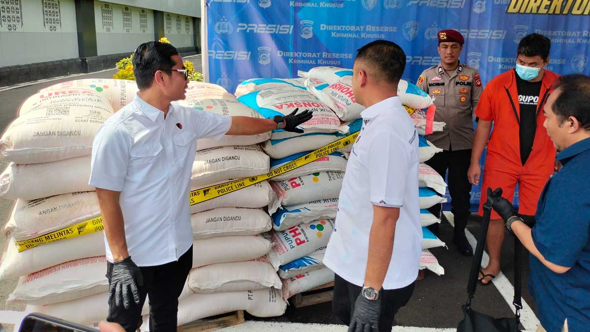 BRAVO! 17,2 Ton Pupuk Bersubsidi Asal Lampung Berhasil Digagalkan Subdit Indagsi Ditreskrimsus Polda Sumsel